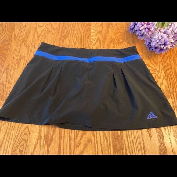 Adidas Blue and Black Sport Skort - Picture 1 of 8